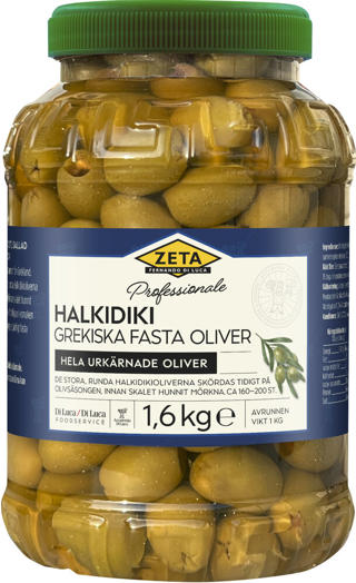 Halkidikioliver utan Kärna