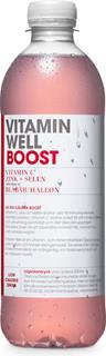 Vitamin Well Boost Blåbär Hallon PET