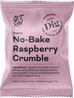 No-Bake Raspberry Crumble Ekologisk