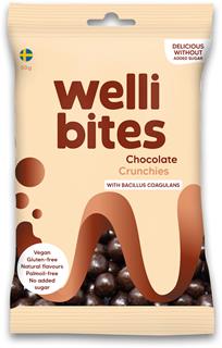Wellibites Chocolate Crunchies Sockerfri