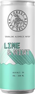 Forest Hard Seltzer Lime Mint BRK