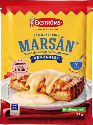 Marsan Snabb Dessertsås med Vanliljsmak