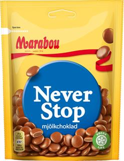 Chokladdragéer Never Stop