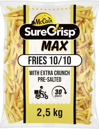 Pommes Surecrisp Max 10 mm Utan Skal