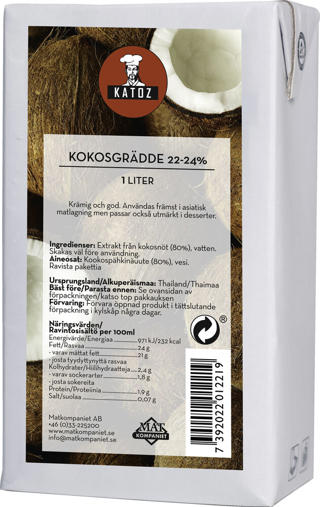 Kokosgrädde 22-24%