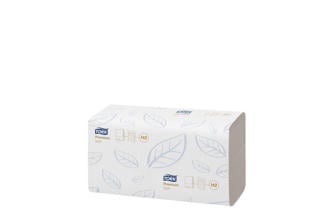 Handduk H2 Multifold Premium mjuk 2-lag 34x21cm
vit