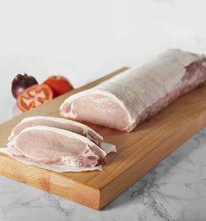 Fläskkotlett benfri med sträng