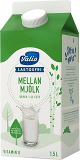 Mellan Mjölkdryck Laktosfri 1,5% 1,5L