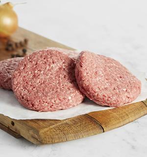 Hamburgare 180 g, 3 mm