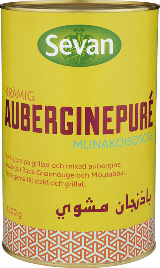 Auberginepuré Rostad