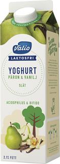 Yoghurt vanilj & päron 2,1% Laktosfri
