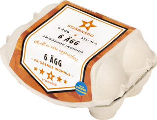 Ägg M/L Frigående 6-Pack