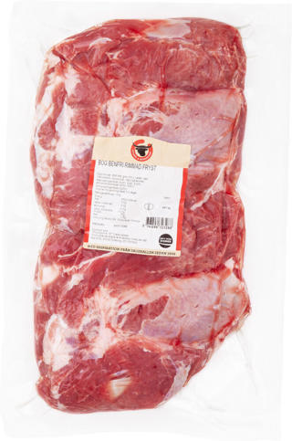 Fläskbog Rimmad Benfri utan Skinn Sverige