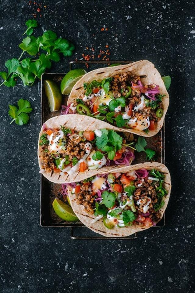 Mungbönsfärs taco vegansk EKO