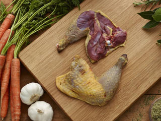 Pärlhönsklubba utan Ryggben ca 240g