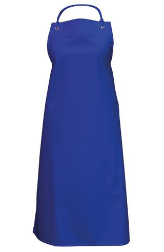 Bröstförkläde plast blå 75x100 cm