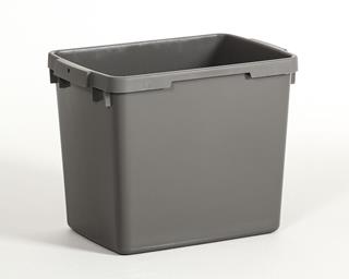 Sorteringsbox plast grå 25 L