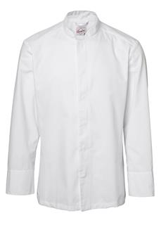 Kockskjorta 1057 vit lång ärm C44