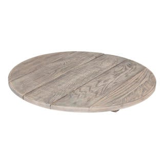 Serveringsbräda drivvedsfärgad ek Ø45