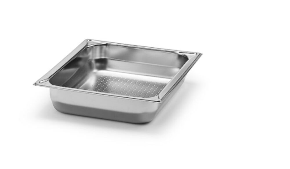 Kantin perforerad rostfri GN 1/2x65