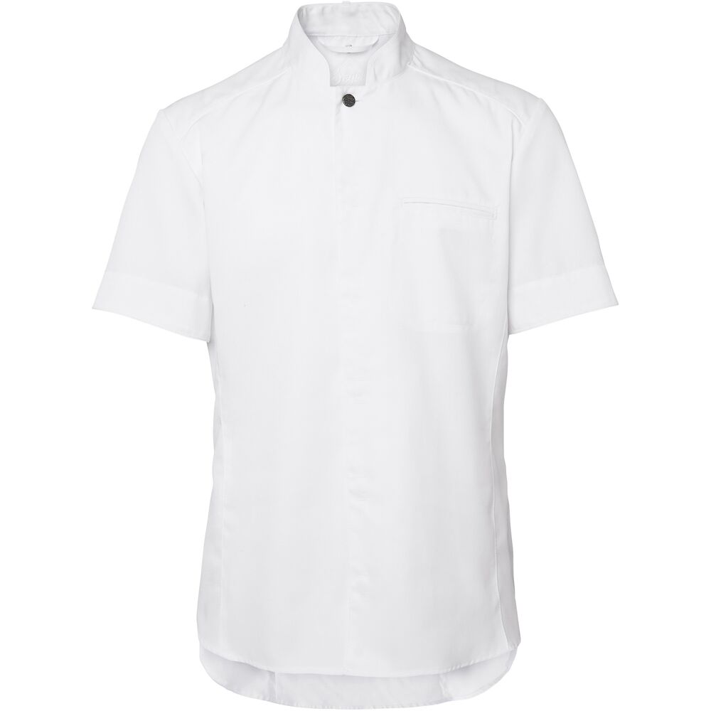 Kockskjorta 1023 kort ärm vit C48
