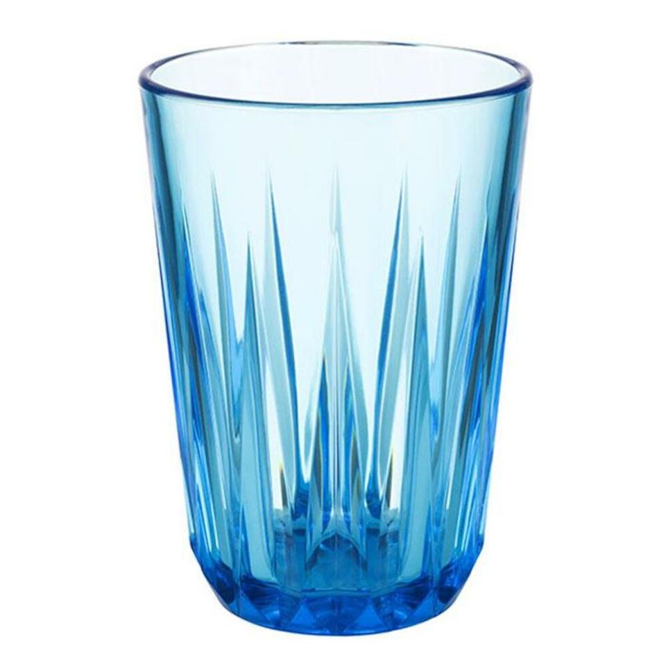 Glas Cryst trit blå 15