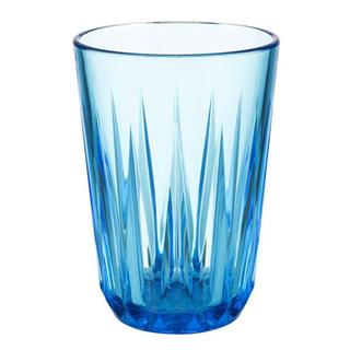 Glas Crystal blå plast tritan 30cl Ø80mm h125mm