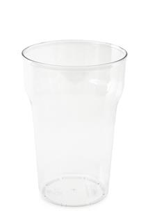 Ölglas pint plast SAN Ø90mm h136mm 56,8cl