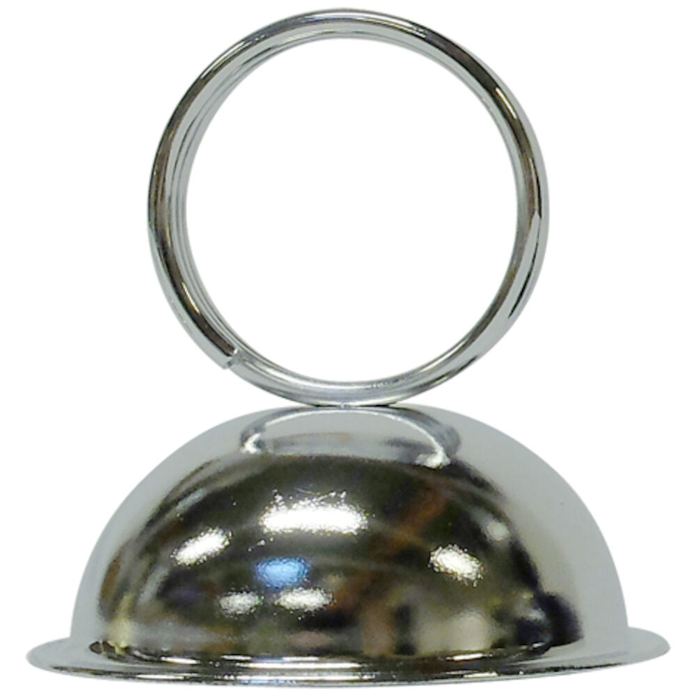 Menyhållare Nyckelring Silver, stål förnicklat