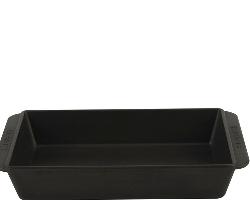 Form gjutjärn emaljerad svart 21x33x5,6cm 2,4l