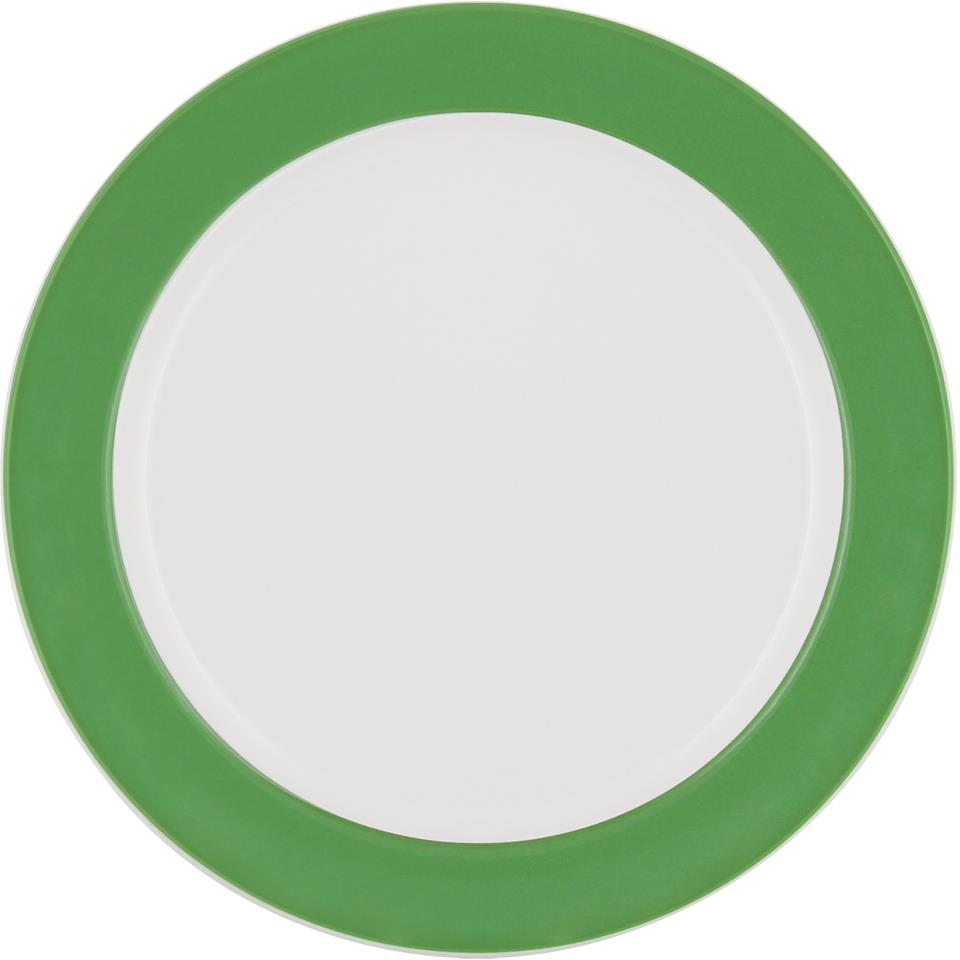 Novum tallrik flat grön