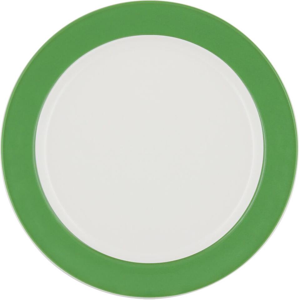 Novum tallrik flat grön