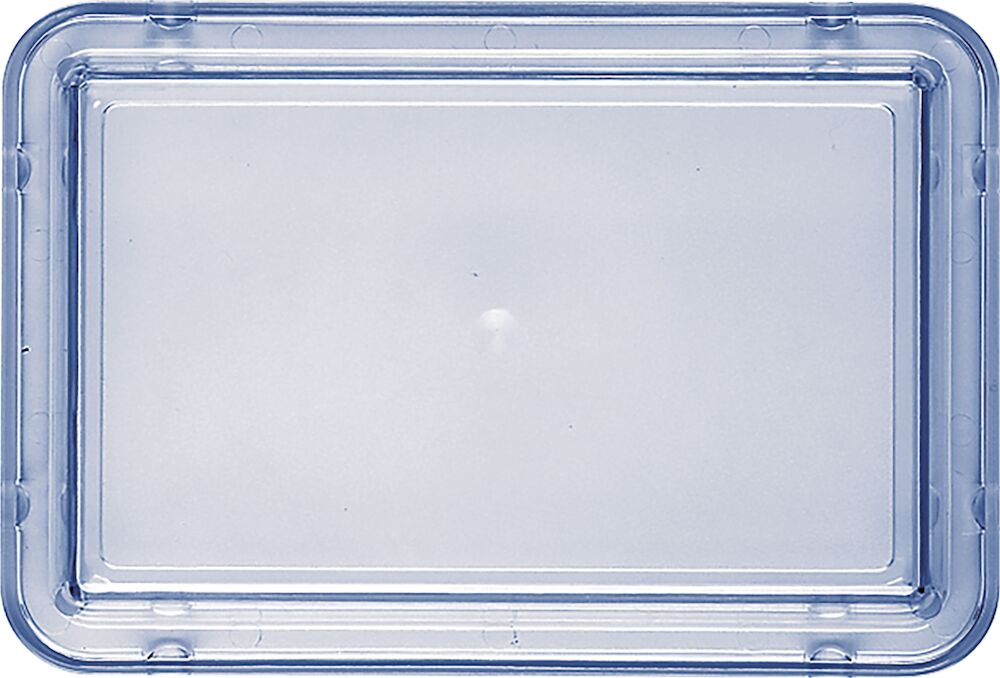 Plastlock Styrol-Acrylnitril transparent blå
stapelbart 19,6x13,3x5,6cm