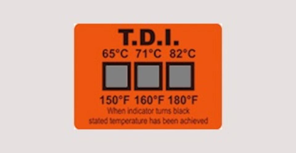 Temperaturindikator för diskmaskin
