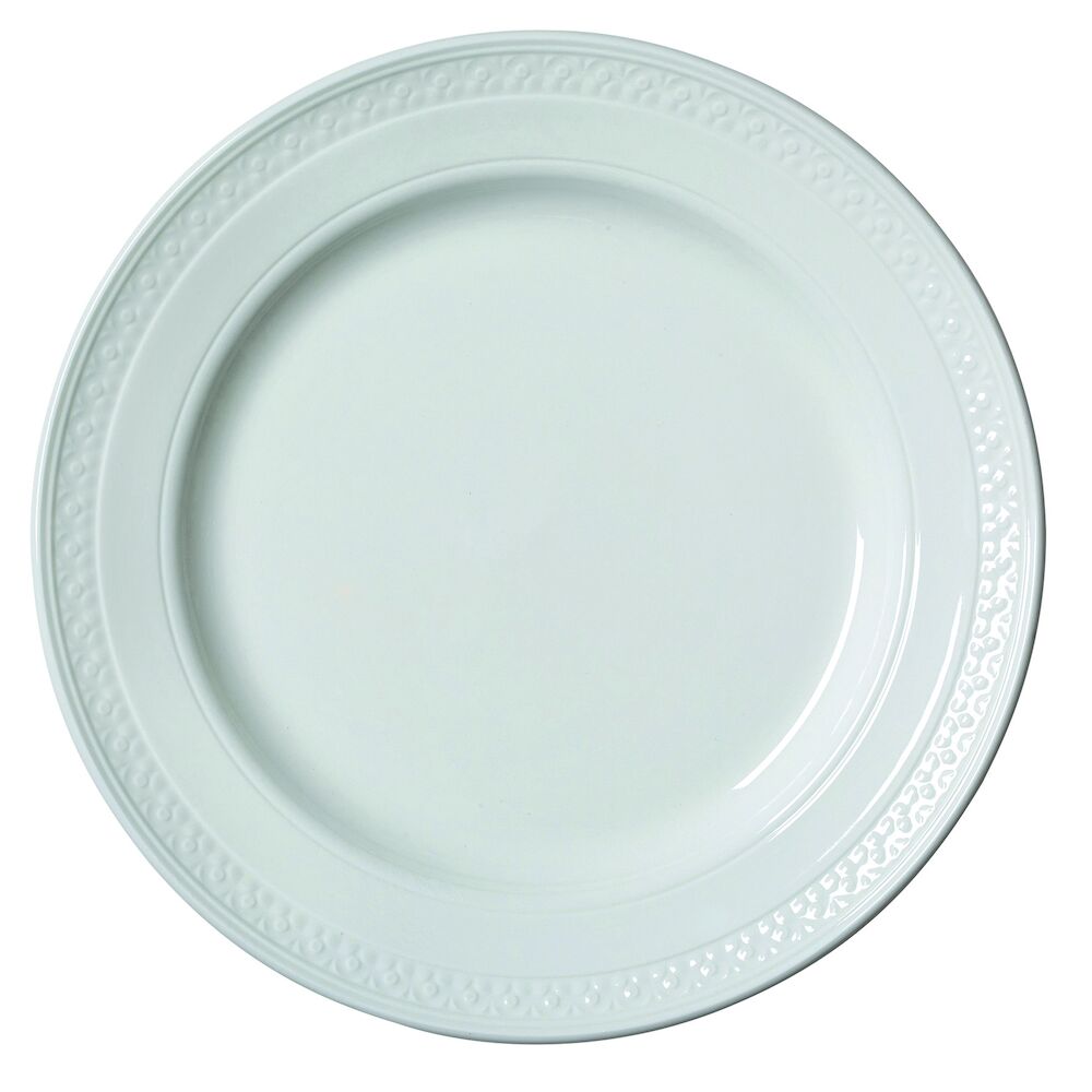 Bead Tallrik Flat Vit Ø28,5cm