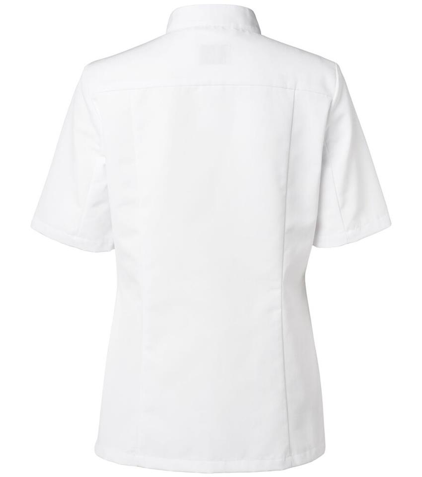 Kockskjorta kort ärm dam vit C56