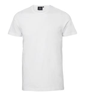 T-shirt Unisex Kort Ärm Vit XL