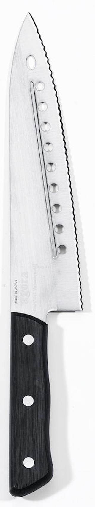 Allkniv tandad med hål 20cm