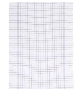 Handduk Blårutig 50x70cm 6-pack