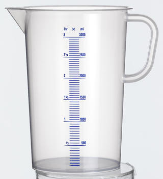 Mått plast 3L