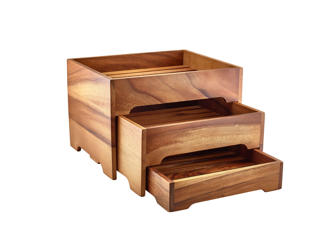 Trälåda Akacia GN 1/2