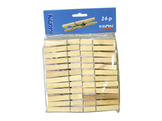 Klädnypa Trä 24-pack