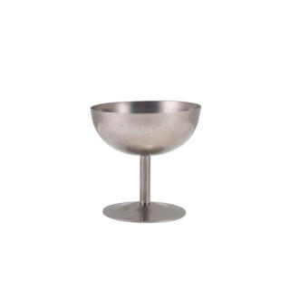 Vintage Glasskål Rostfri Ø10cm 23cl