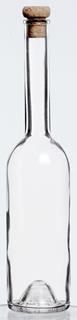 Flaska smal låg glas h31cm 50cl
