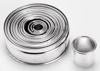 Utstickare rund slät Ø14-85mm 12st