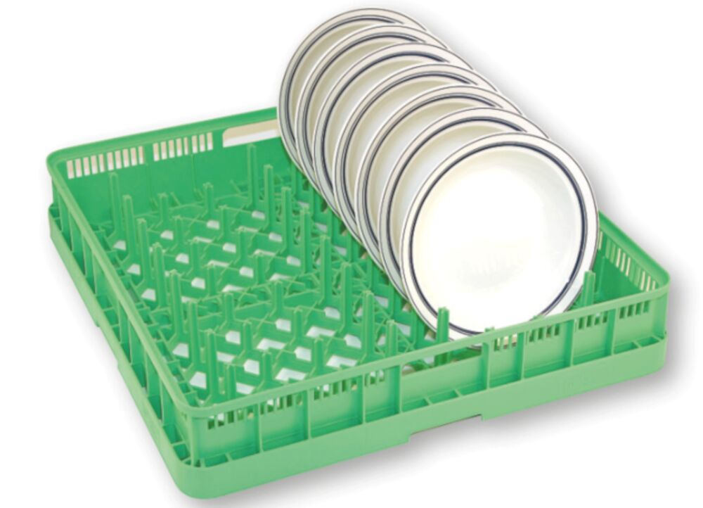 Diskkorg för Djupa och Flata Tallrikar Grön
50x50cm
