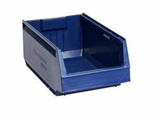 Förvaringsback i blå plast 8,8l. 350x206x150mm