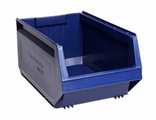 Förvaringsback i blå plast 33l. 
500x310x250mm 33L