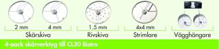 4-pack skärverktyg R402, CL30 Bistro, CL40