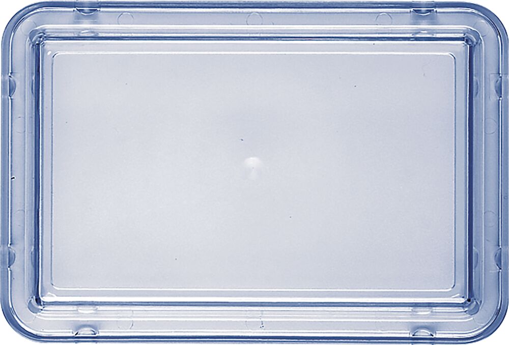 Plastlock Styrol-Acrylnitril transparent blå
stapelbart 19,4x13,1x3,2cm